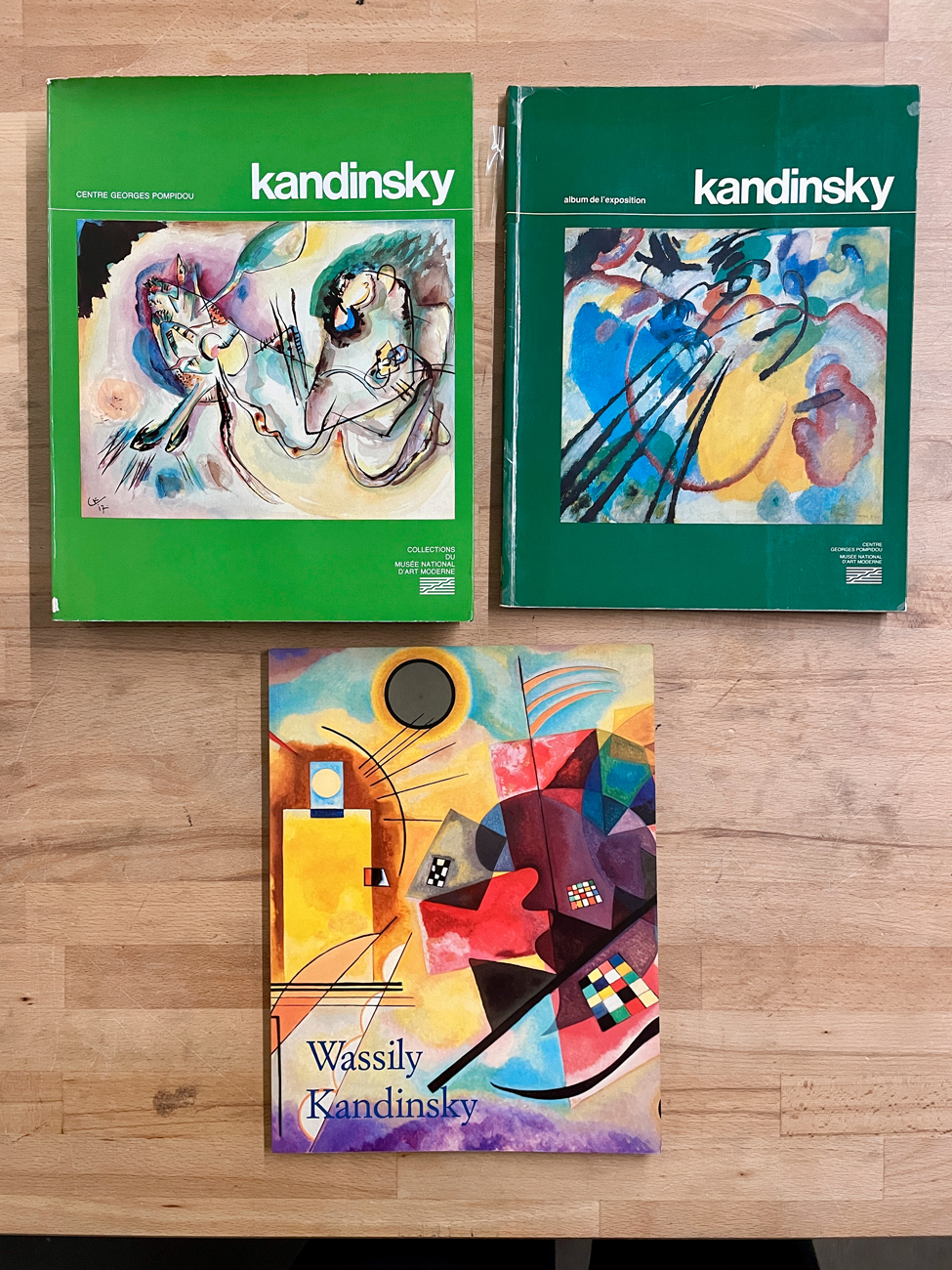 WASSILY KANDINSKY - Lotto unico di 3 cataloghi