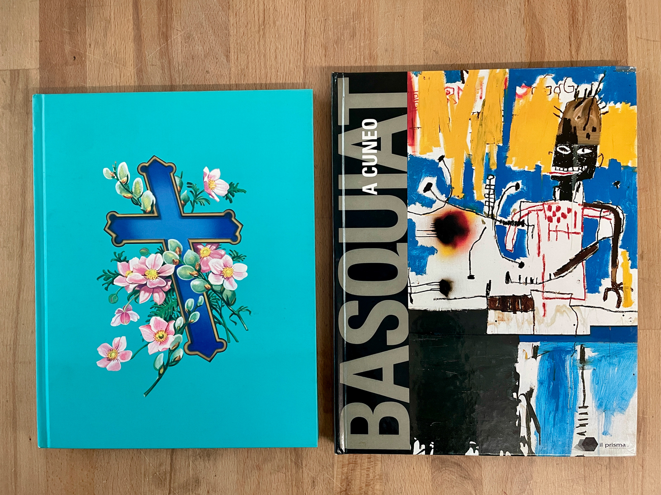 DAMIEN HIRST E JEAN MICHEL BASQUIAT - Lotto unico di 2 cataloghi