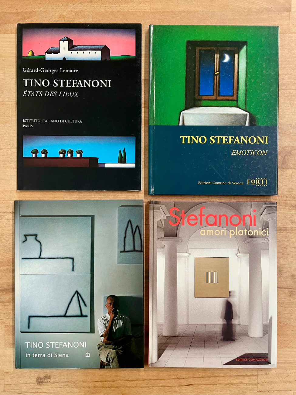 TINO STEFANONI - Lotto unico di 4 cataloghi