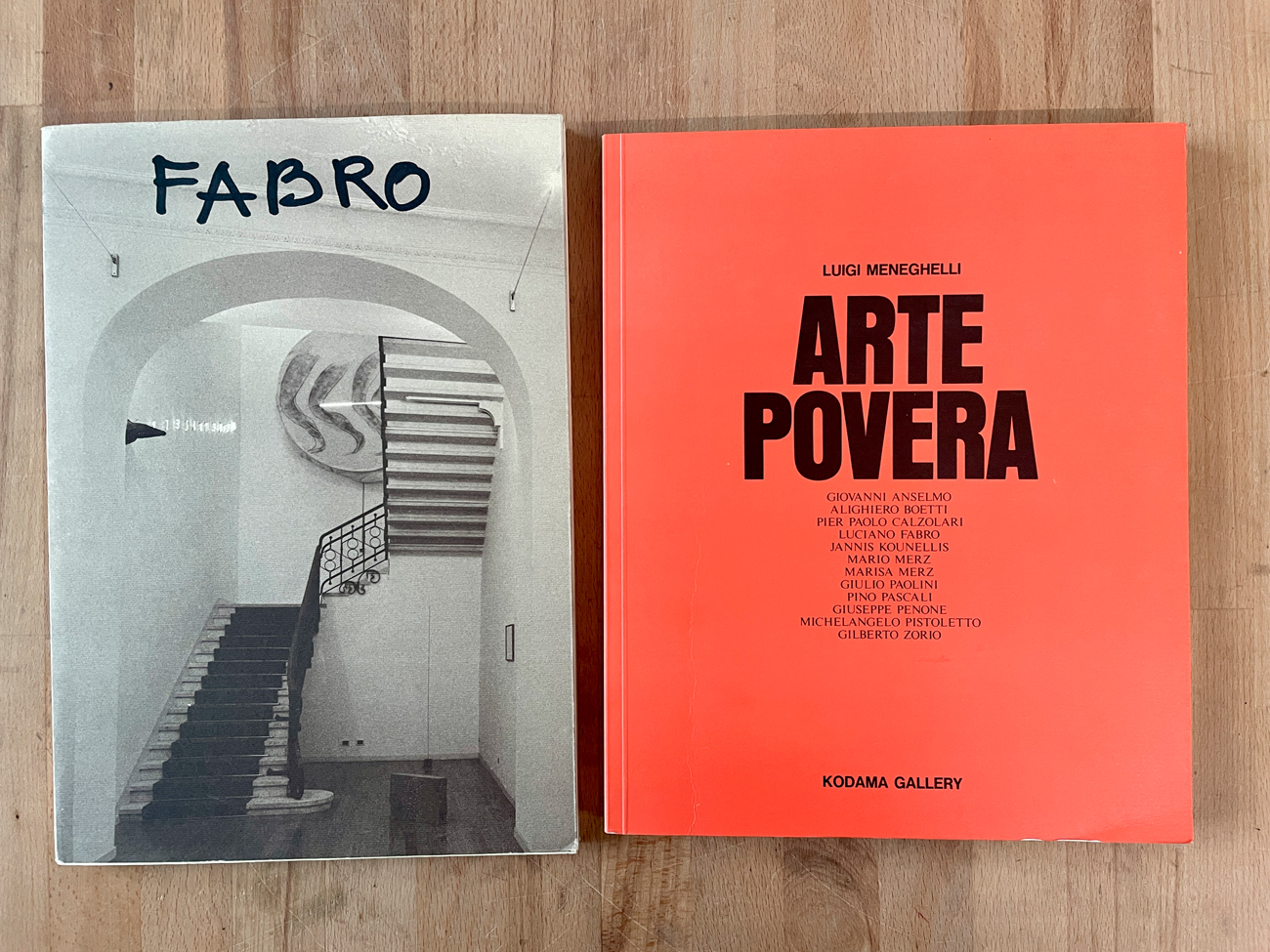 ARTE POVERA - Lotto unico di 2 cataloghi
