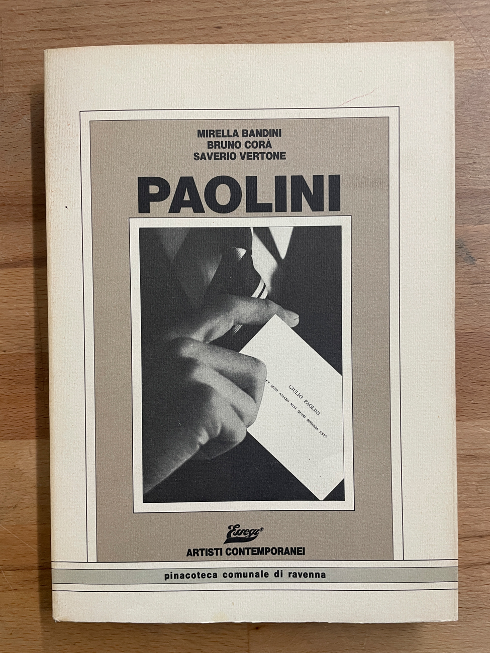 EDIZIONI ESSEGI / ARTISTI CONTEMPORANEI (GIULIO PAOLINI) - Giulio Paolini. Tutto qui, 1985