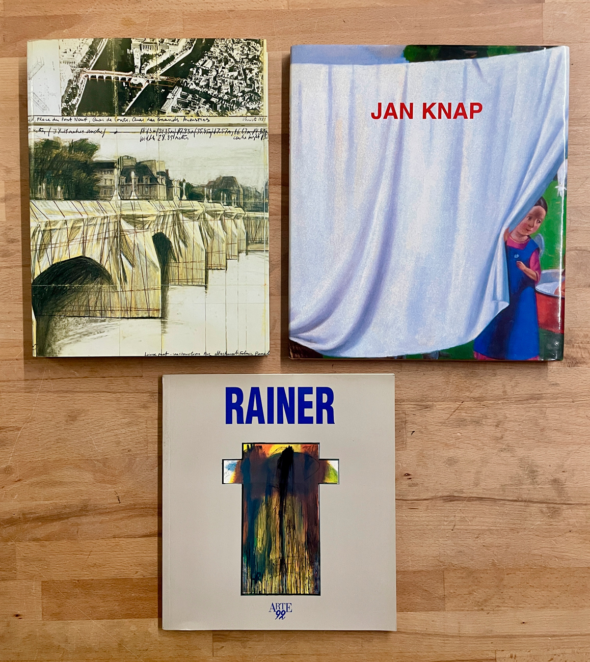 CHRISTO, ARNULF RAINER E JAN KNAP - Lotto unico di 3 cataloghi