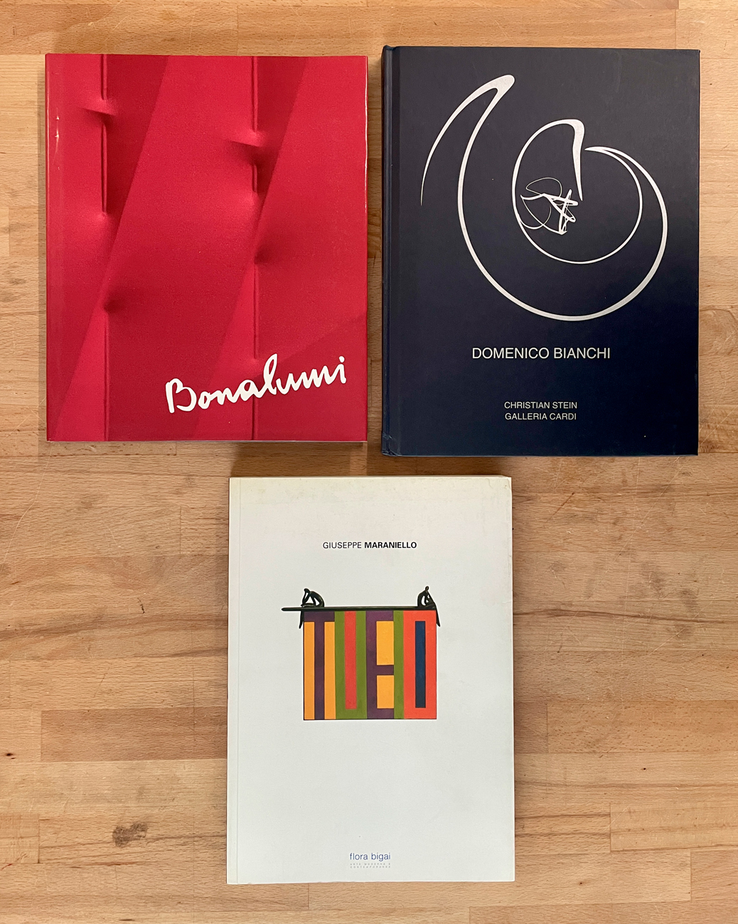 GIUSEPPE MARANIELLO, DOMENICO BIANCHI E AGOSTINO BONALUMI - Lotto unico di 3 cataloghi