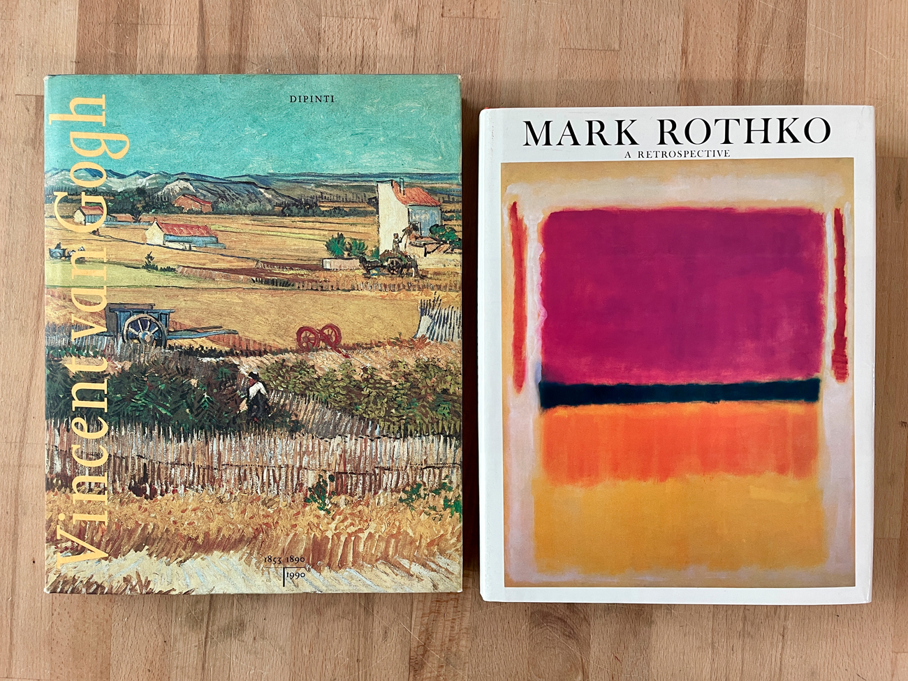 MARK ROTHKO E VINCENT VAN GOGH - Lotto unico di 2 cataloghi
