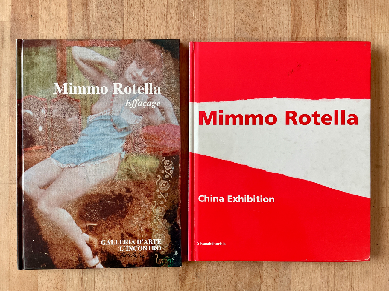 MIMMO ROTELLA - Lotto unico di 2 cataloghi