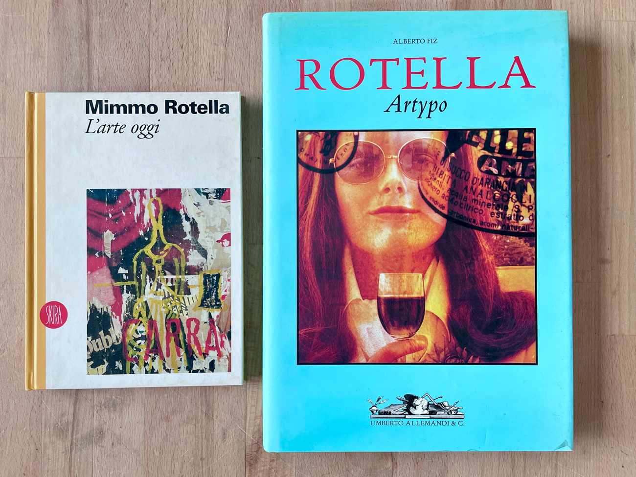 MIMMO ROTELLA - Lotto unico di 2 cataloghi