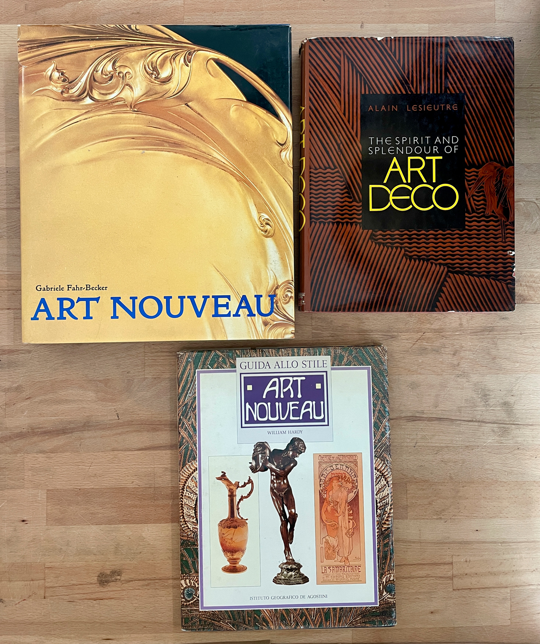 ART NOUVEAU E ART DECO - Lotto unico di 3 cataloghi