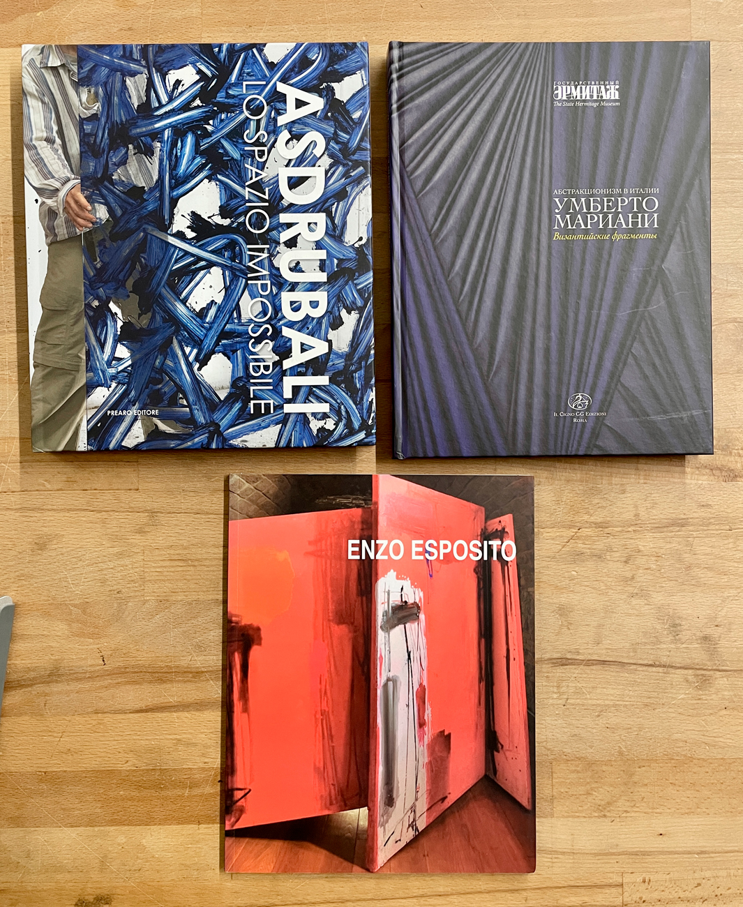 ENZO ESPOSITO, GIANNI ASDRUBALI E UMBERTO MARIANI - Lotto unico di 3 cataloghi