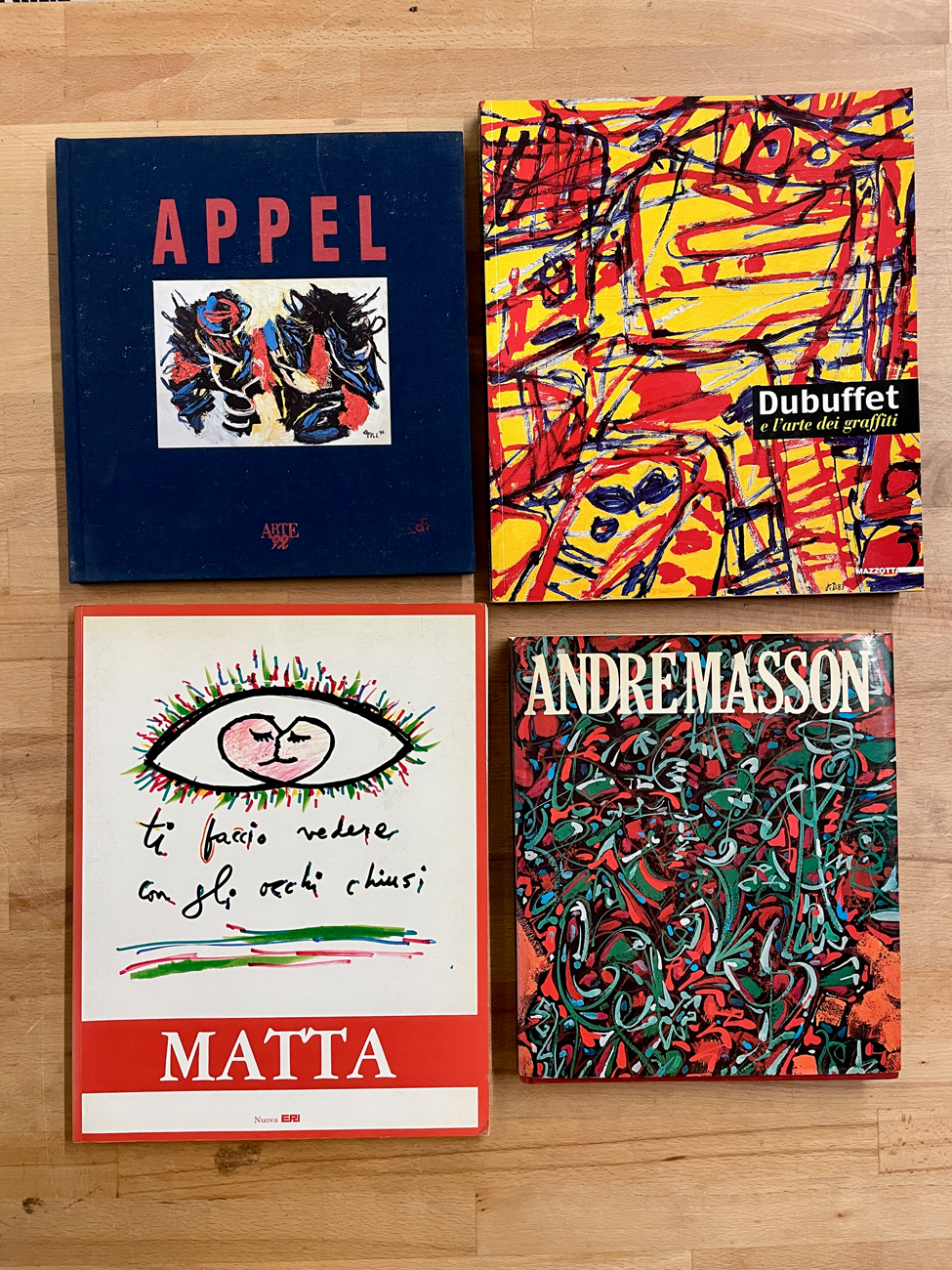 ESPRESSIONISMO ASTRATTO - Lotto unico di 4 cataloghi