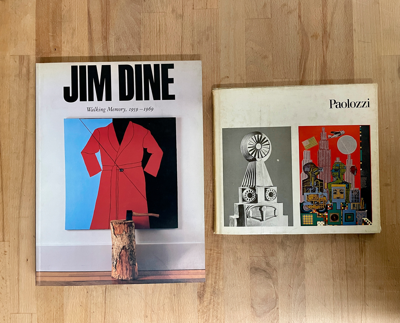 JIM DINE E EDUARDO PAOLOZZI - Lotto unico di 2 cataloghi