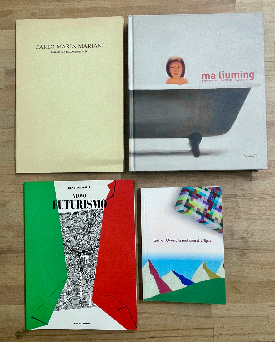 ARTE CONTEMPORANEA - Lotto unico di 4 cataloghi