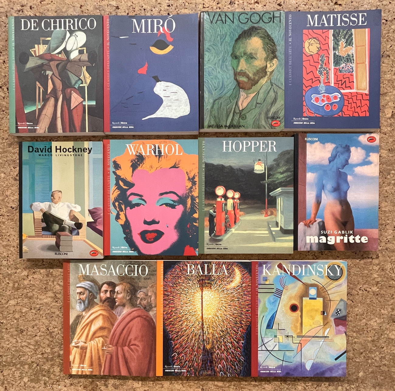 PROTAGONISTI DELLA STORIA DELL'ARTE - Lotto unico di 11 cataloghi