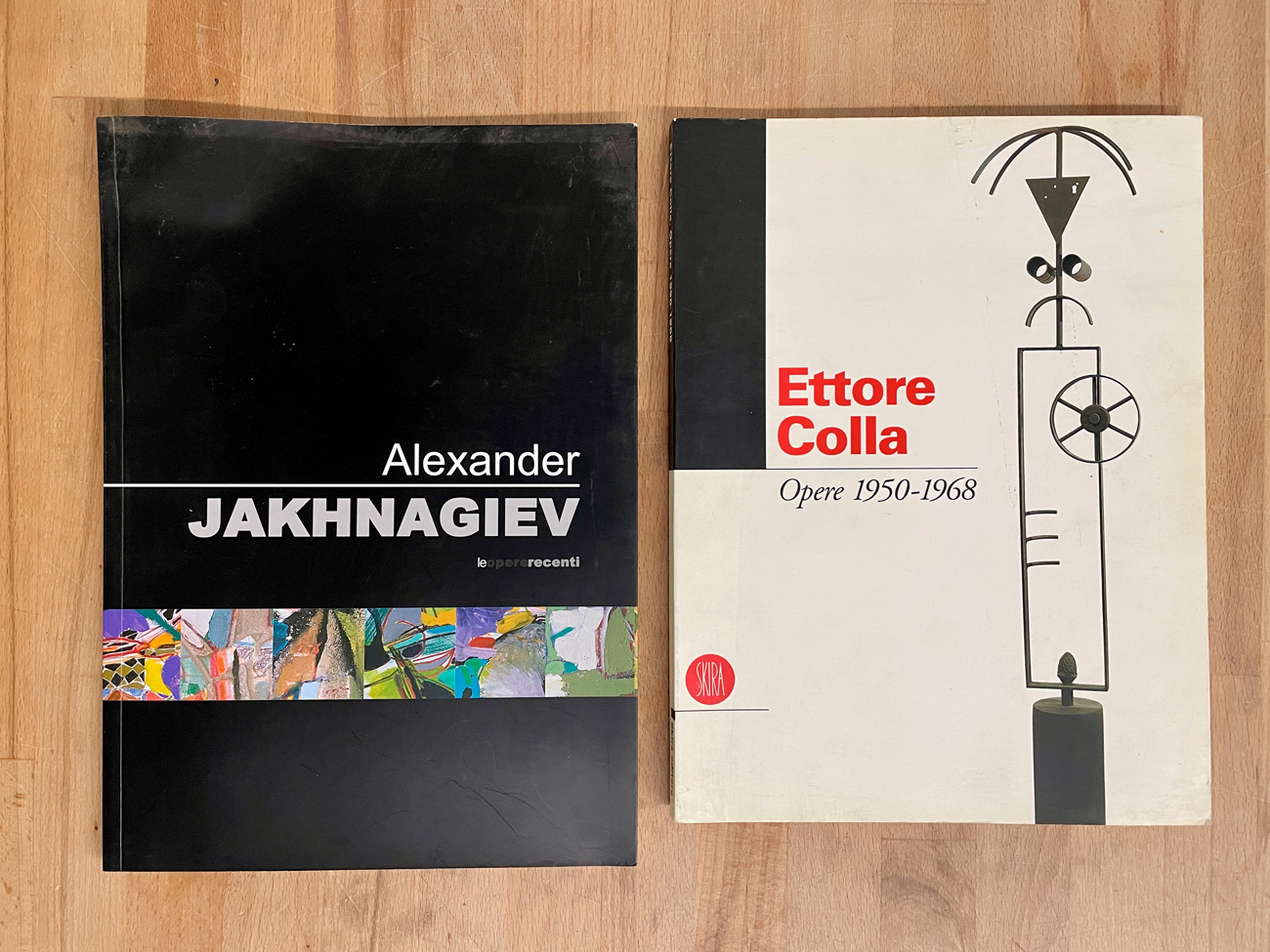 ETTORE COLLA E ALEXANDER JAKHNAGIEV - Lotto unico di 2 cataloghi