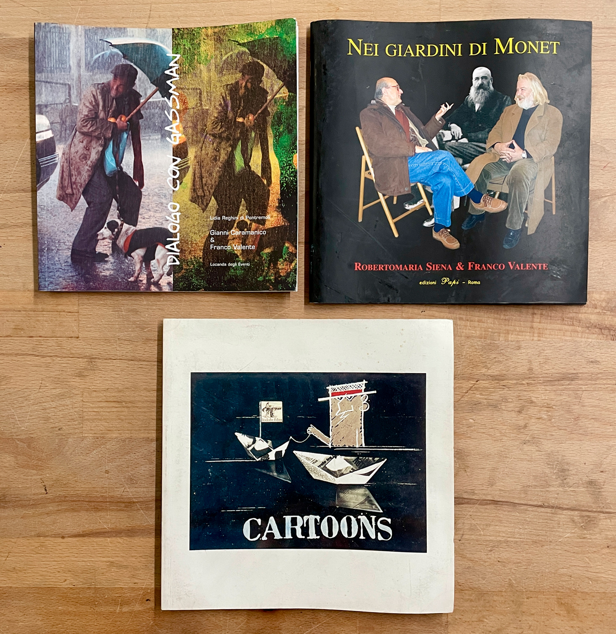 FRANCO VALENTE, PINO PASCALI E - Lotto unico di 3 cataloghi