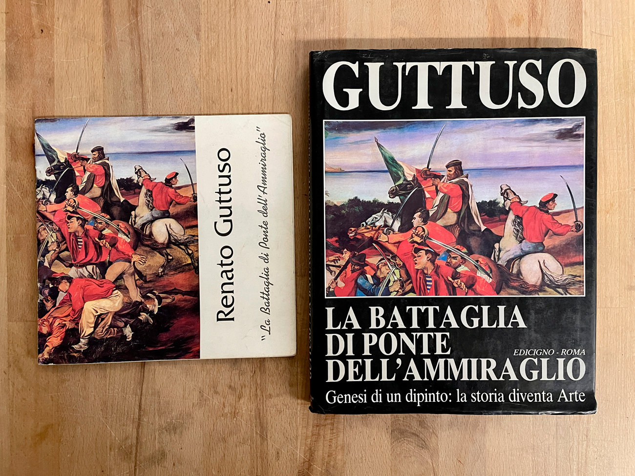 RENATO GUTTUSO - Lotto unico di 2 cataloghi