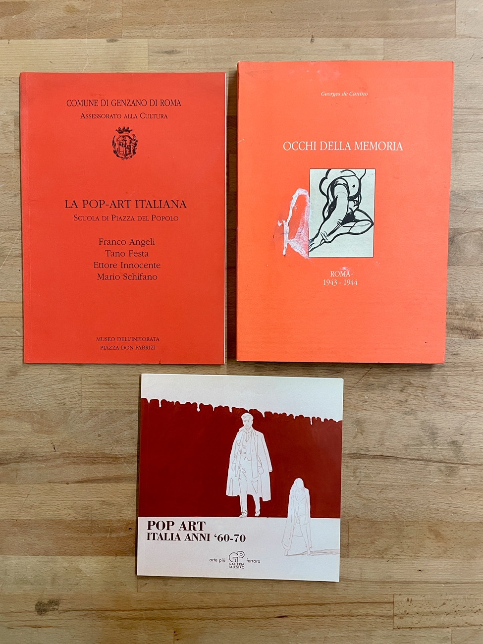 POP ART ITALIANA - Lotto unico di 3 cataloghi