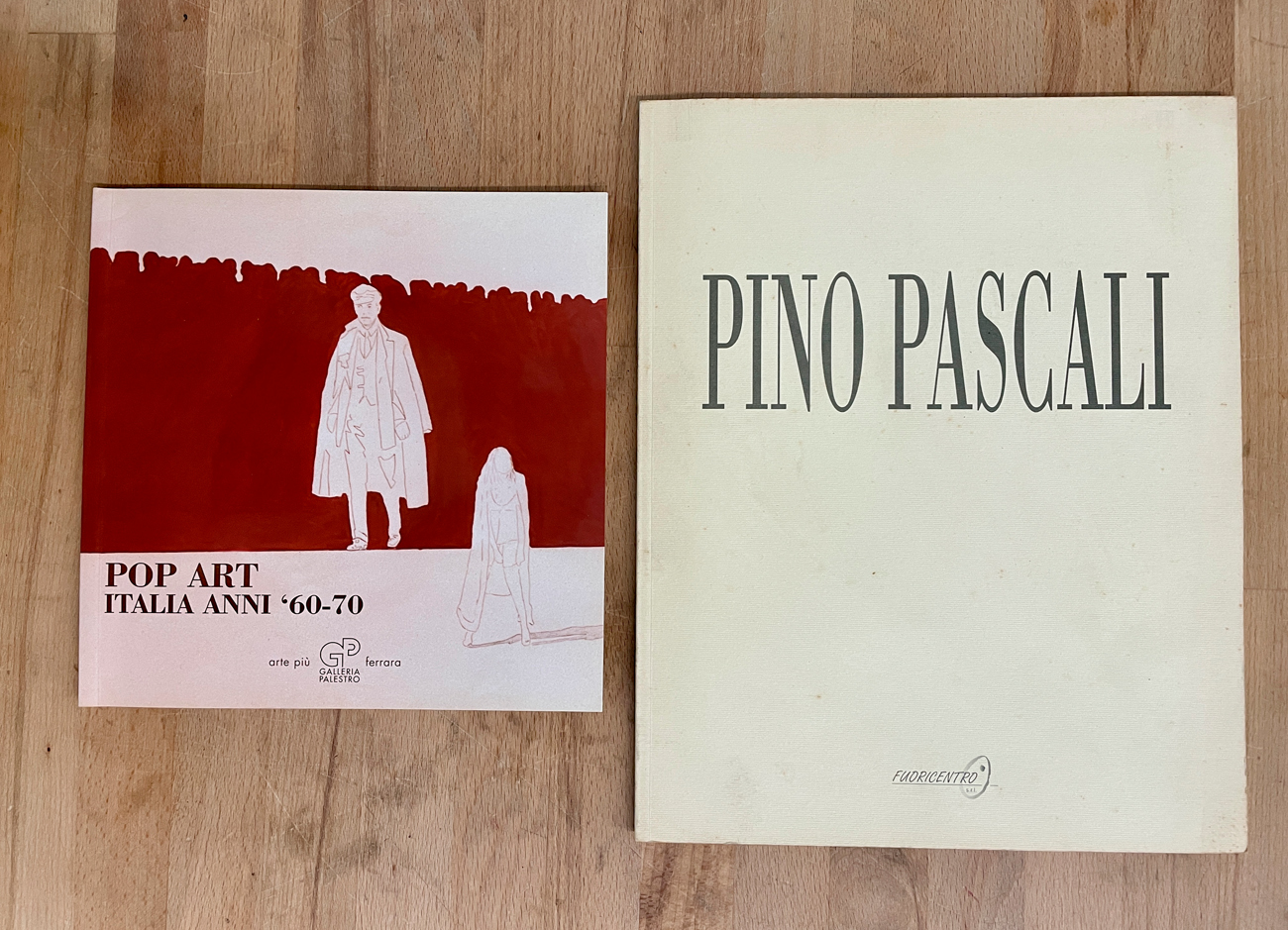 PINO PASCALI E POP ART ITALIANA - Lotto unico di 2 cataloghi