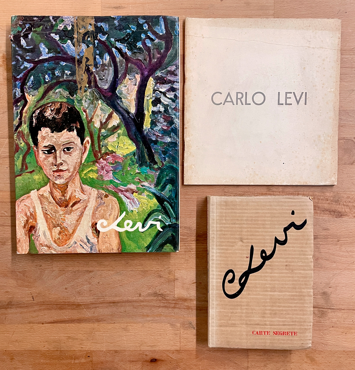 CARLO LEVI - Lotto unico di 3 cataloghi