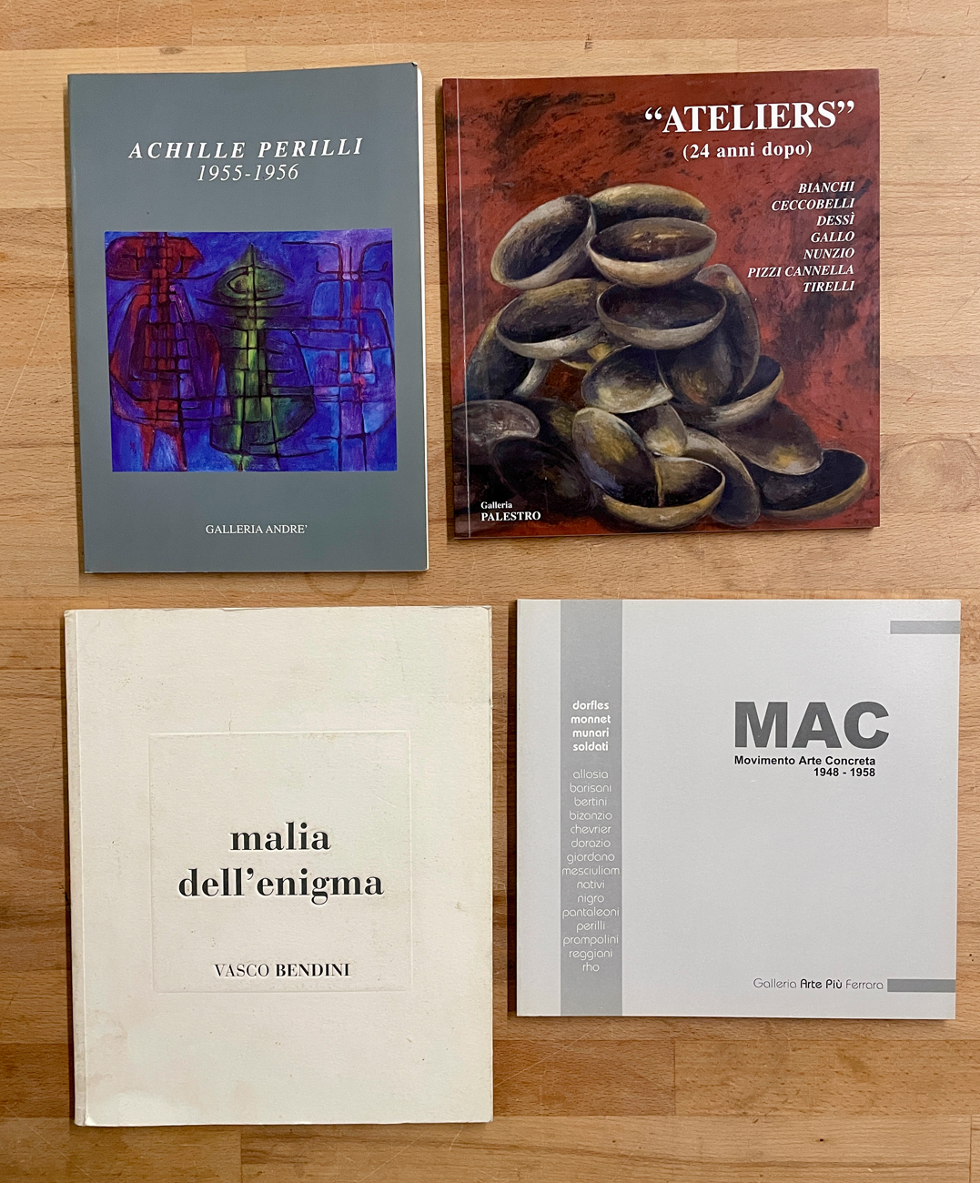 ARTE ITALIANA DEL DOPOGUERRA - Lotto unico di 4 cataloghi