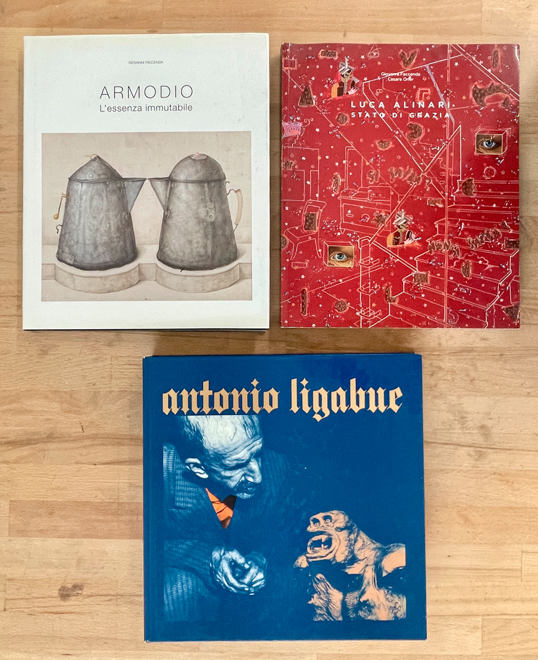 PITTURA ITALIANA (ARMODIO, ALINARI, LIGABUE) - Lotto unico di 3 cataloghi