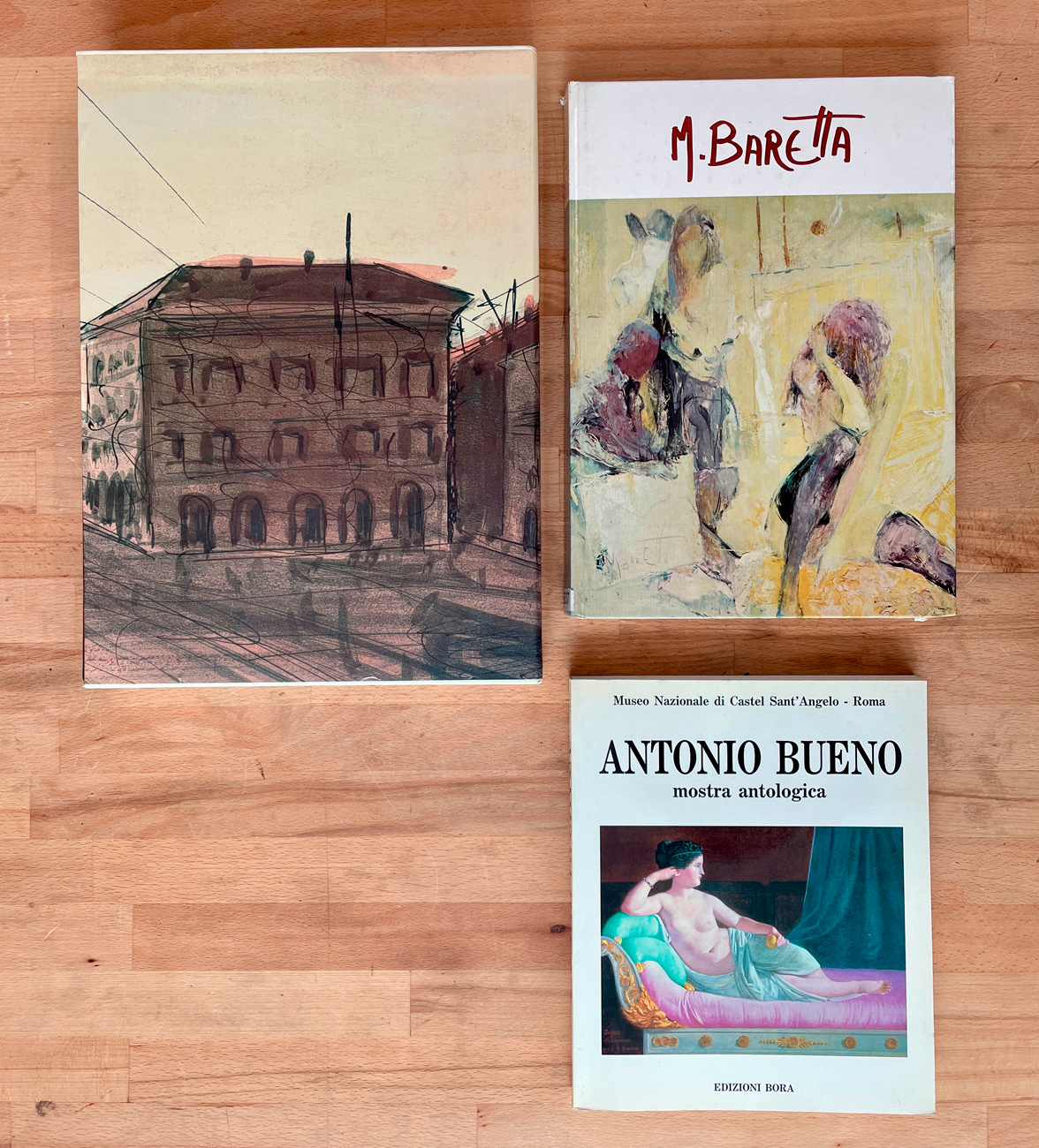 ANTONIO BUENO, CARLO GAZZOLA E MICHELE BARETTA - Lotto unico di 3 cataloghi