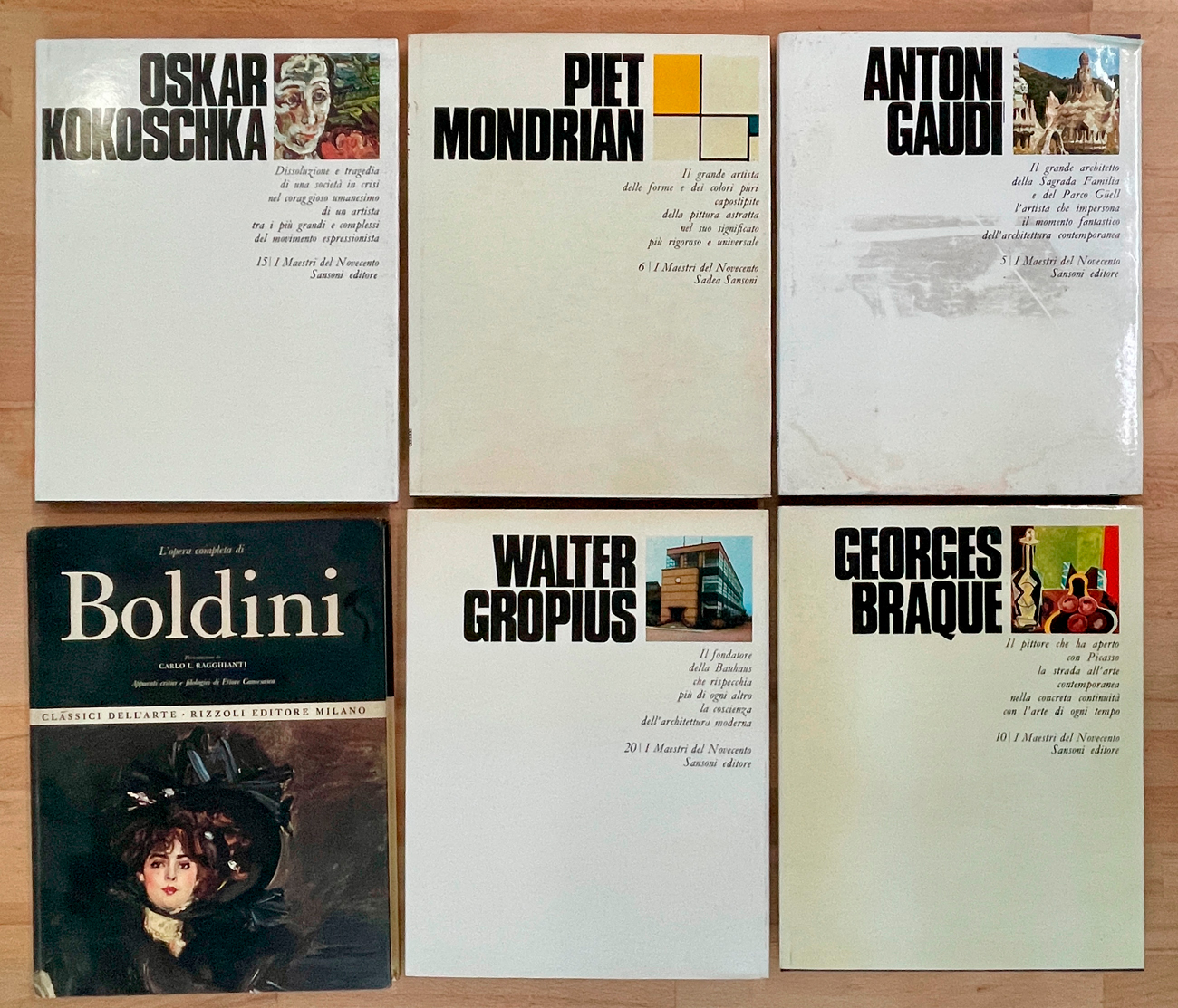 MAESTRI DEL NOVECENTO - Lotto unico di 6 cataloghi