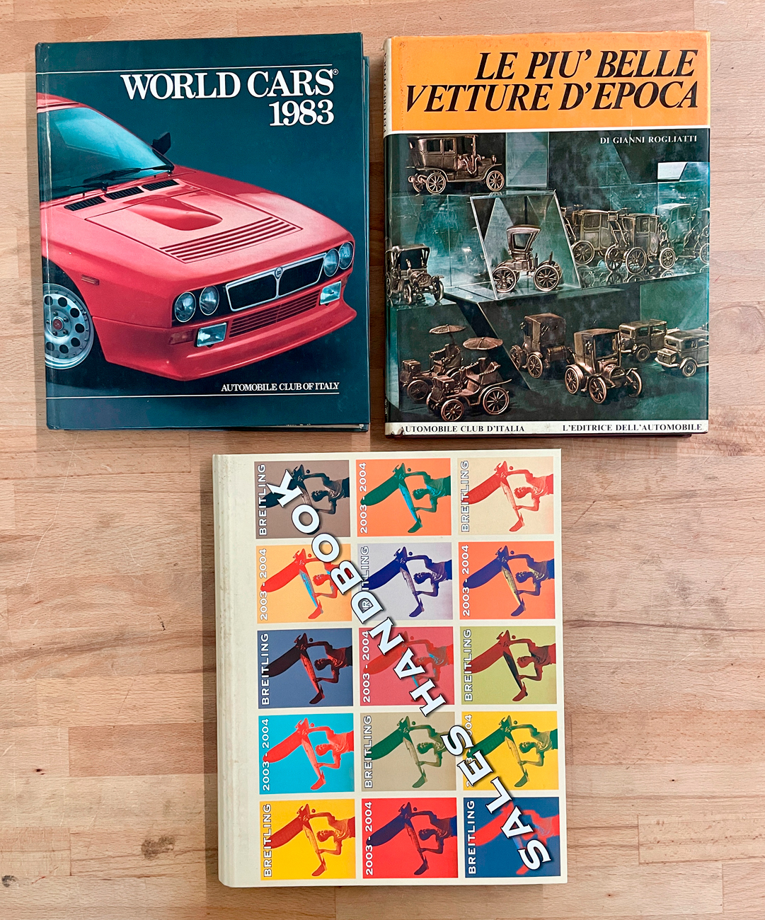 AUTOMOBILI D'EPOCA - Lotto unico di 3 cataloghi
