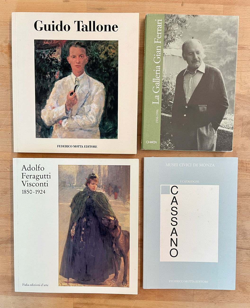 GALLERIA GIAN FERRARI E PITTURA ITALIANA DEL PRIMO NOVECENTO - Lotto unico di 4 cataloghi