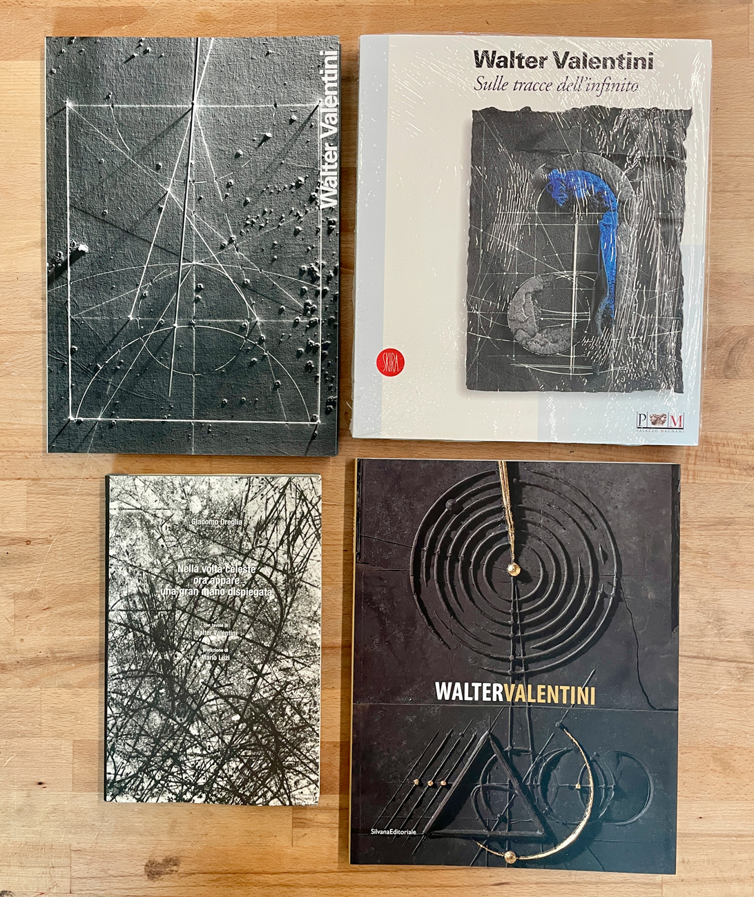 WALTER VALENTINI - Lotto unico di 4 cataloghi