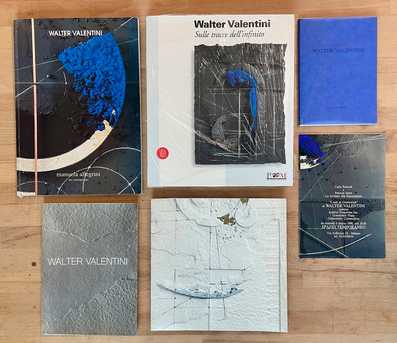 WALTER VALENTINI - Lotto unico di 6 cataloghi