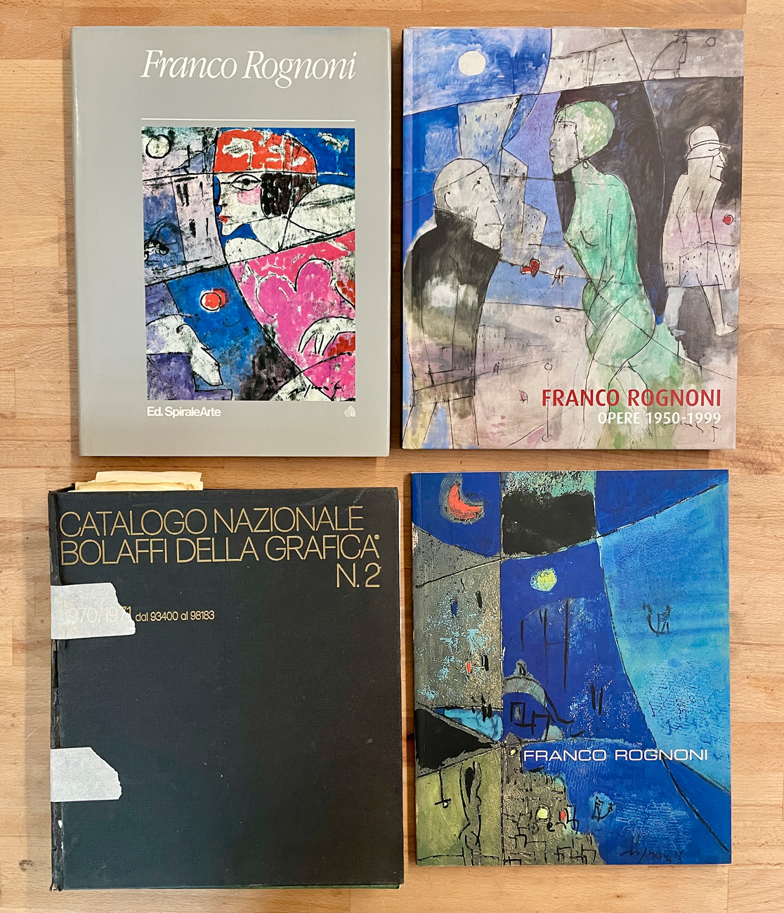 FRANCO ROGNONI - Lotto unico di 4 cataloghi