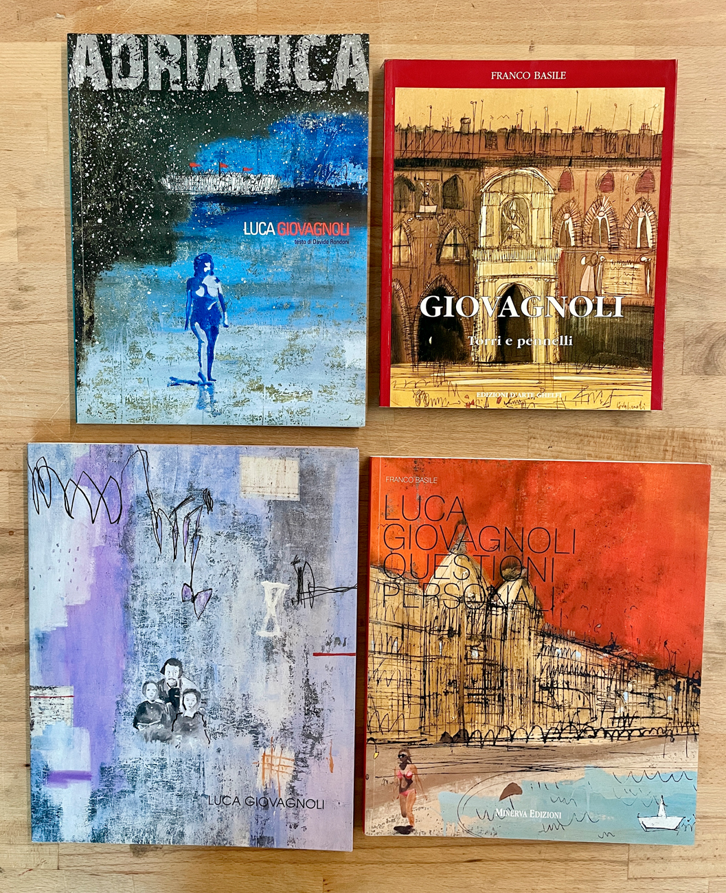 LUCA GIOVAGNOLI - Lotto unico di 4 cataloghi