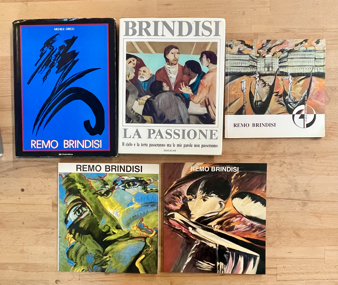 REMO BRINDISI - Lotto unico di 5 cataloghi