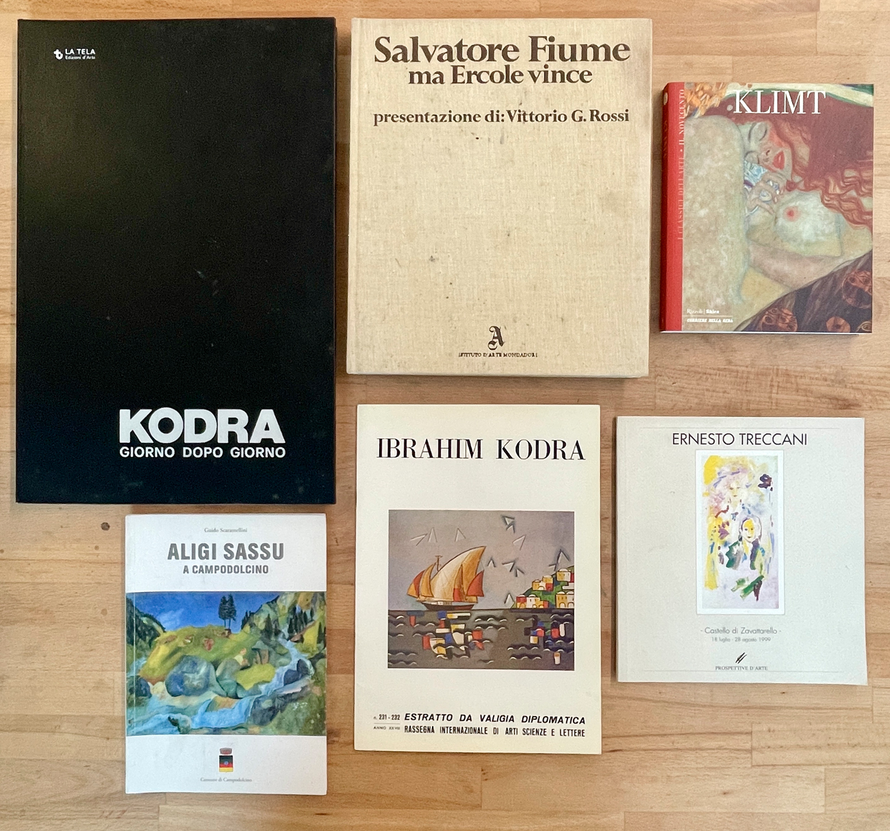 PITTURA FIGURATIVA ITALIANA - Lotto unico di 6 cataloghi