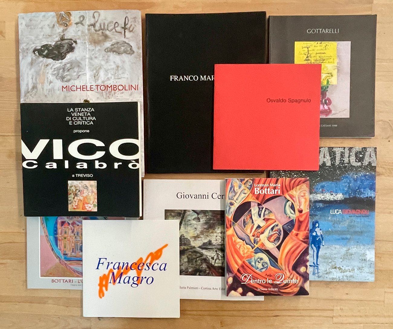 ARTE ITALIANA DEL DOPOGUERRA - Lotto unico di 10 cataloghi