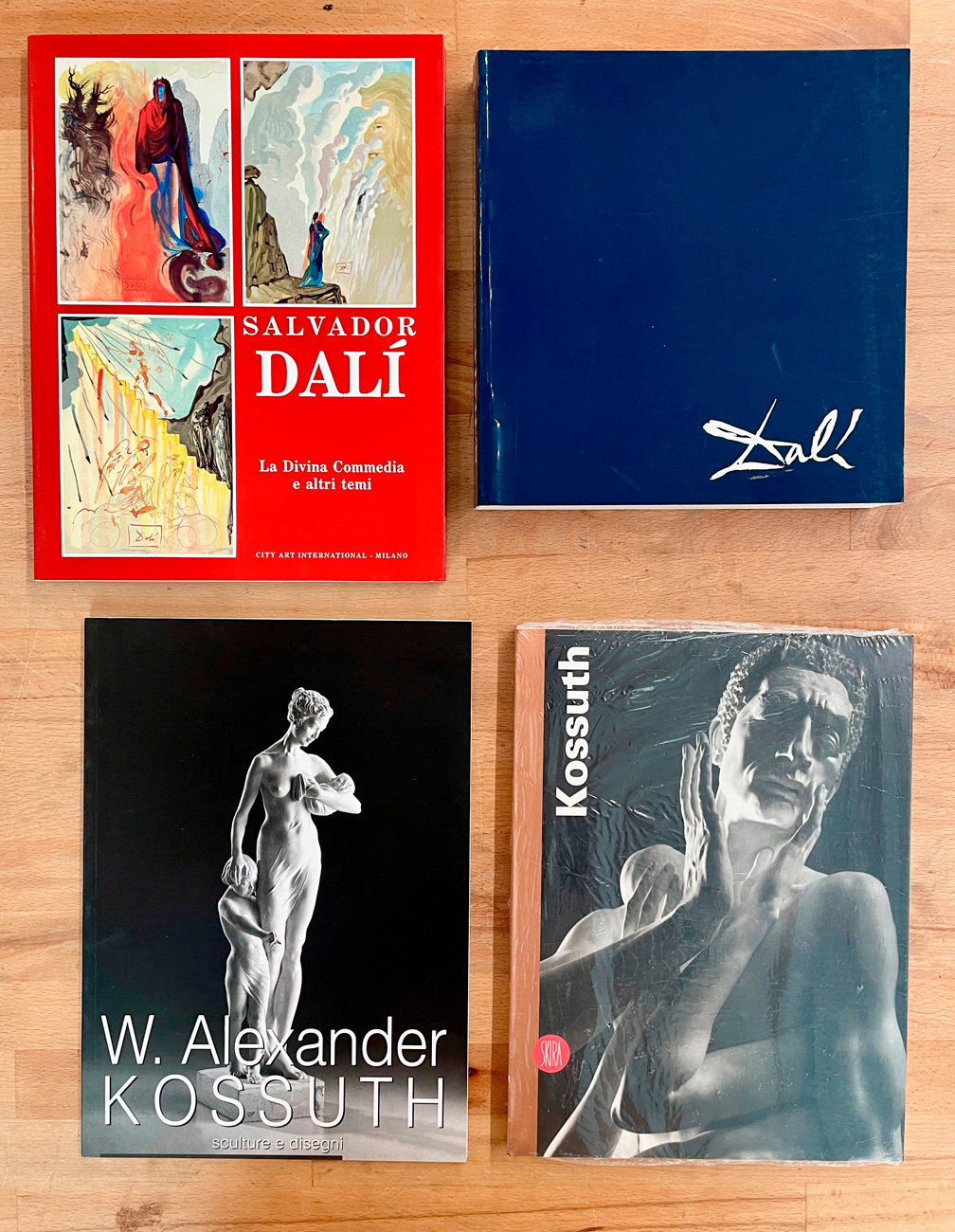 SALVADOR DALÌ E ALEXANDER KOSSUTH - Lotto unico di 4 cataloghi