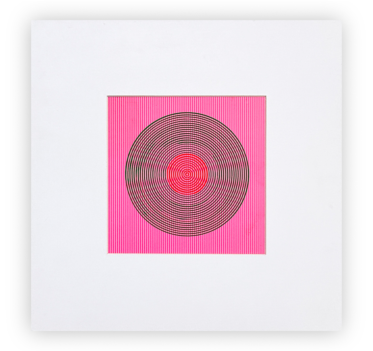 EDOARDO LANDI (1937) - Struttura visuale + influenza cromatica, 1987