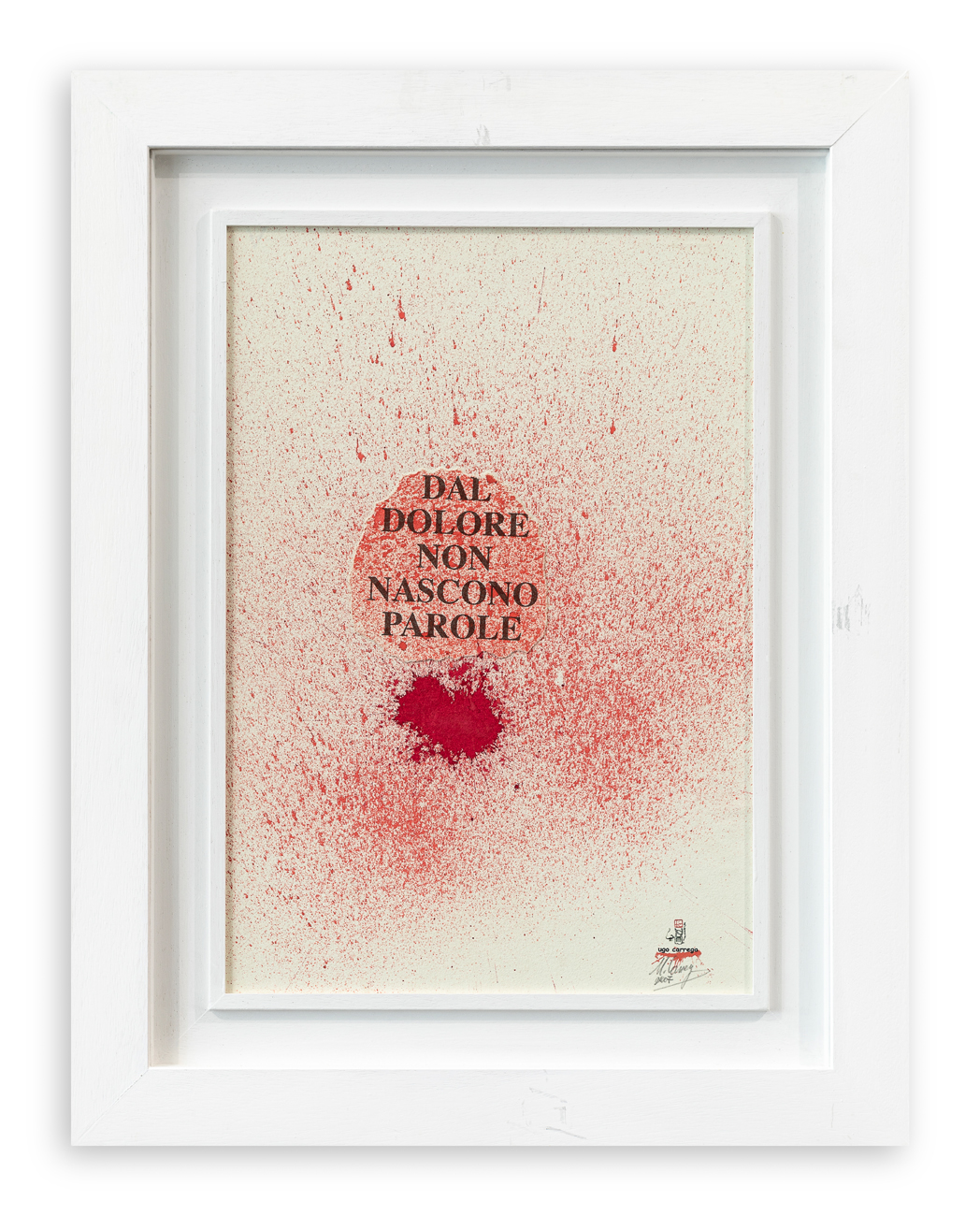 UGO CARREGA (1935-2014) - Dal dolore non nascono parole, 2007