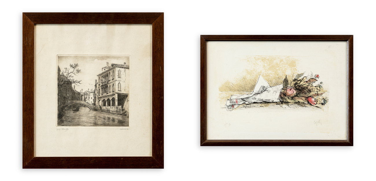 AUTORI VARI (GIOVANNI CAPPELLI E LUIGI OLIVETTI) - Lotto unico di 2 opere