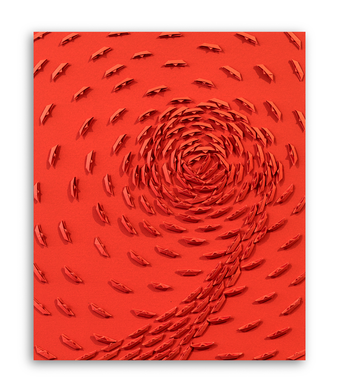 RICCARDO GUSMAROLI (1963) - Vortice rosso