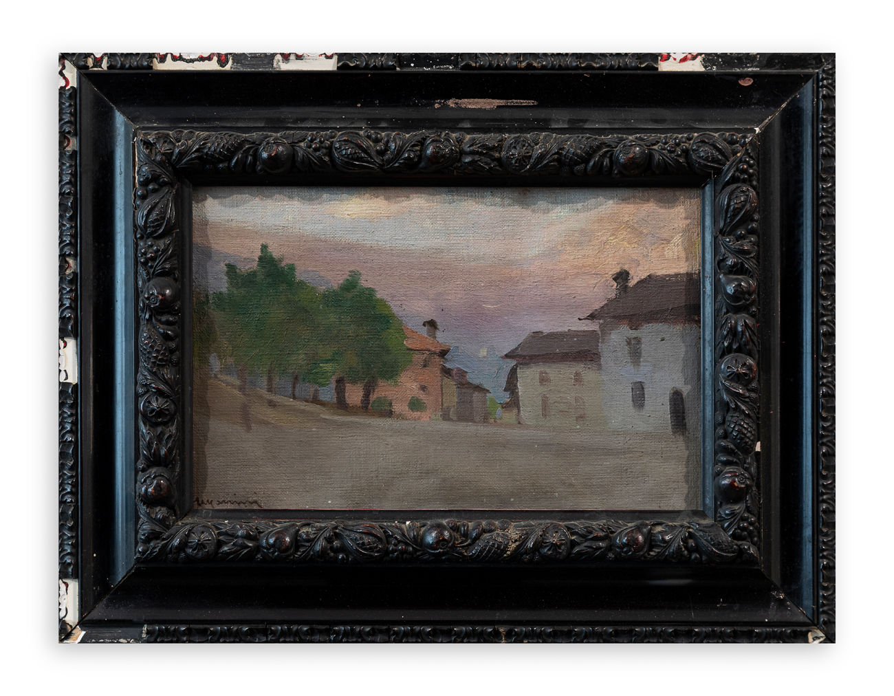 VITTORIO MANINI (1888-1974) - Senza Titolo (Borgo antico)