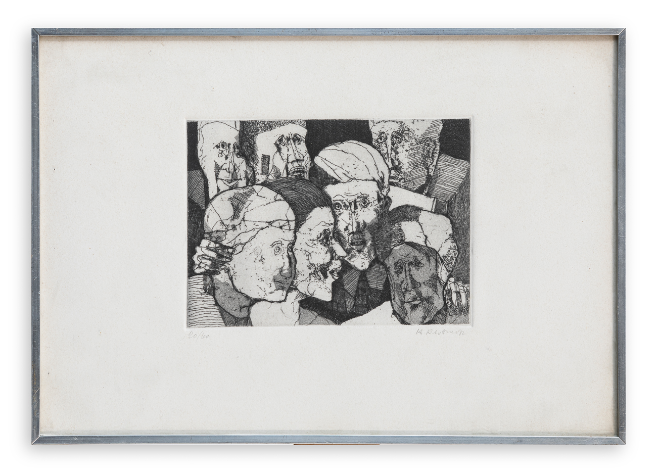 KARL PLATTNER (1919-1986) - Alcuni personaggi, 1972