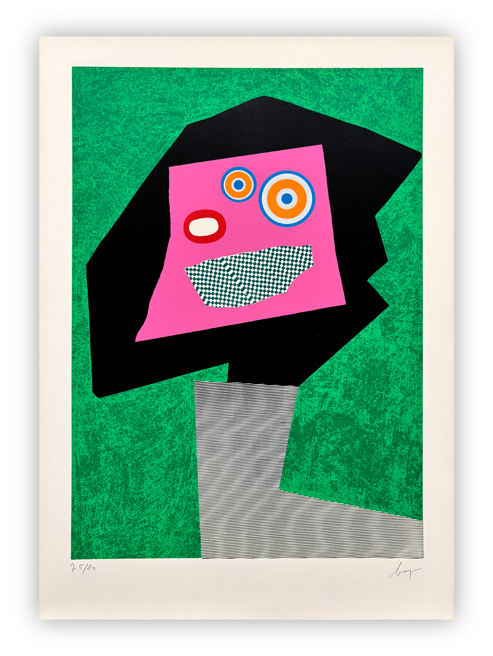 ENRICO BAJ (1927-2003) - Personaggio, 1969