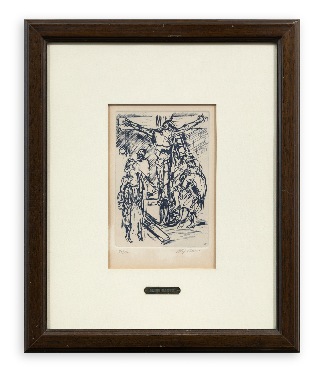 ALIGI SASSU (1912-2000) - Senza Titolo (Crocifissione)