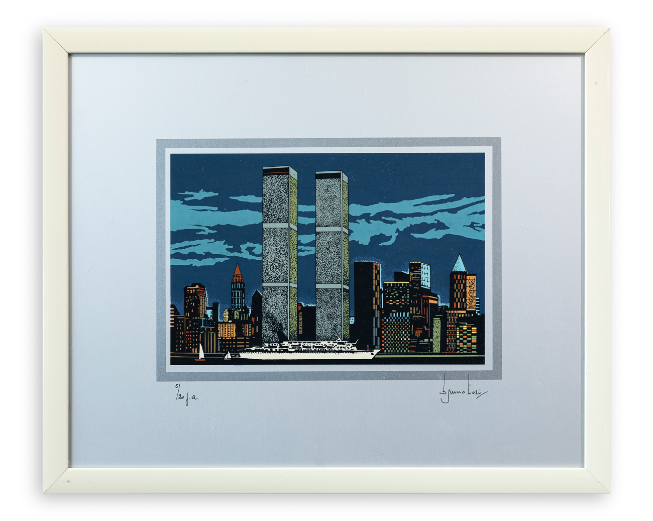 BRUNO TOSI - Trade center N.Y., 1984