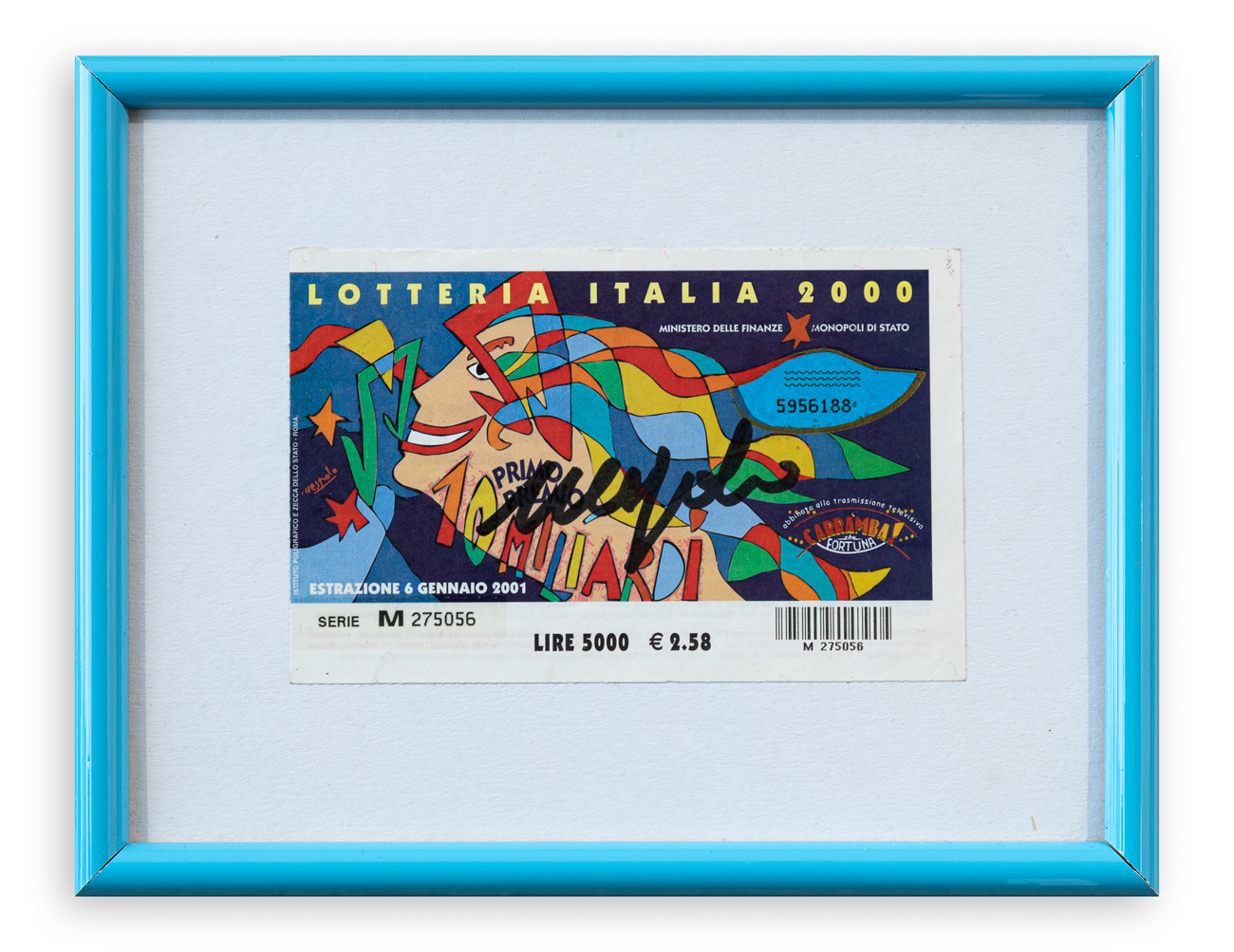 UGO NESPOLO (1941) - Lotteria Italia, 2000
