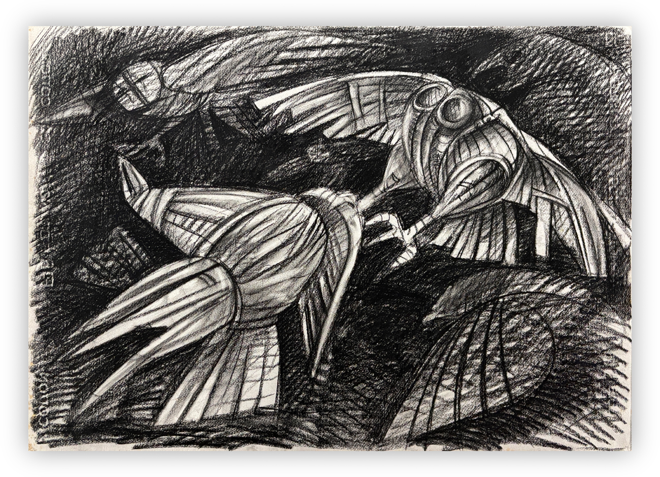 MAURIZIO CARLONI (1941-2001) - Il rapace