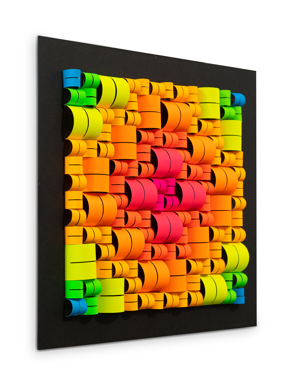 DARIO ZAFFARONI (1943) - Polidinamiche fluorescenti, 2022