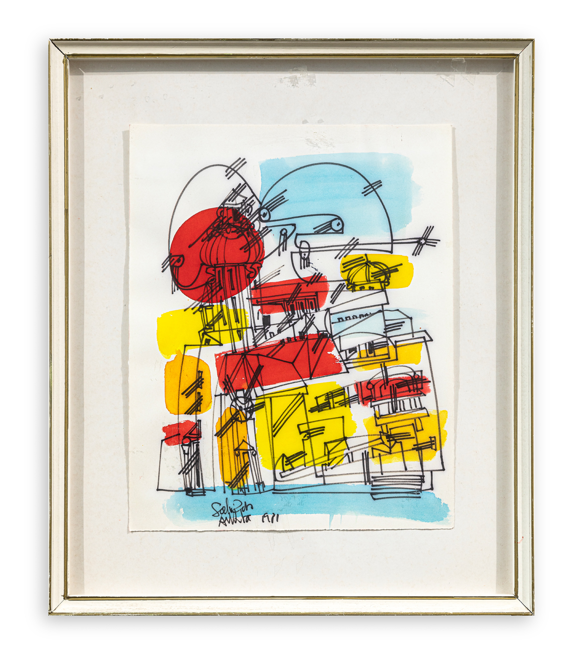 SALVADOR AULESTIA (1919-1994) - Senza Titolo, 1981