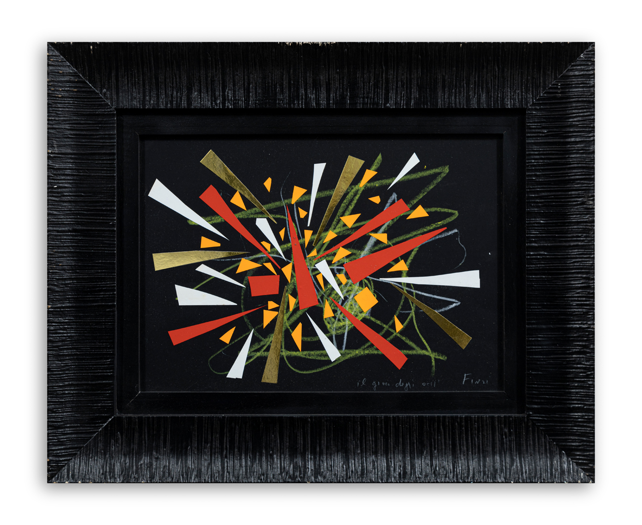 ENNIO FINZI (1931-2020)  -Il gioco degli occhi, 2020